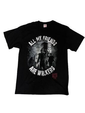 Men’s Allstyle Walking Dead AMC Black T-Shirt Size Large!